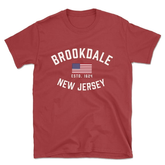 Brookdale New Jersey Patriot Men's Cotton T-Shirt