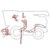 RAParts 230097M2 New Combine 4 Speed Lower Traction Drive Belt Fits Massey Ferguson 550