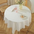 thumbnail image 6 of Qiweii French Small Fresh Floral Lace Tablecloth Waterproof Rectangle Round Table Linen INS Wind Villatic Home Dining Decor, 6 of 6