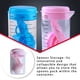thumbnail image 5 of Bewildely Juego de 7 tazas medidoras con cucharas, utensilios de cocina suficientes, cucharas para el hogar, accesorios lavables para hornear, panadería Cocina y Comedor Rosa Bewildely JJ14807-02B, 5 of 6