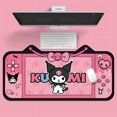thumbnail image 4 of Miniso Sanrios Kuromi alfombrilla de ratón de Anime de gran tamaño, almohadilla de teclado de juego de e-sports de dibujos animados, almohadilla de escritorio Kawaii, decoración de escritorio, 4 of 5
