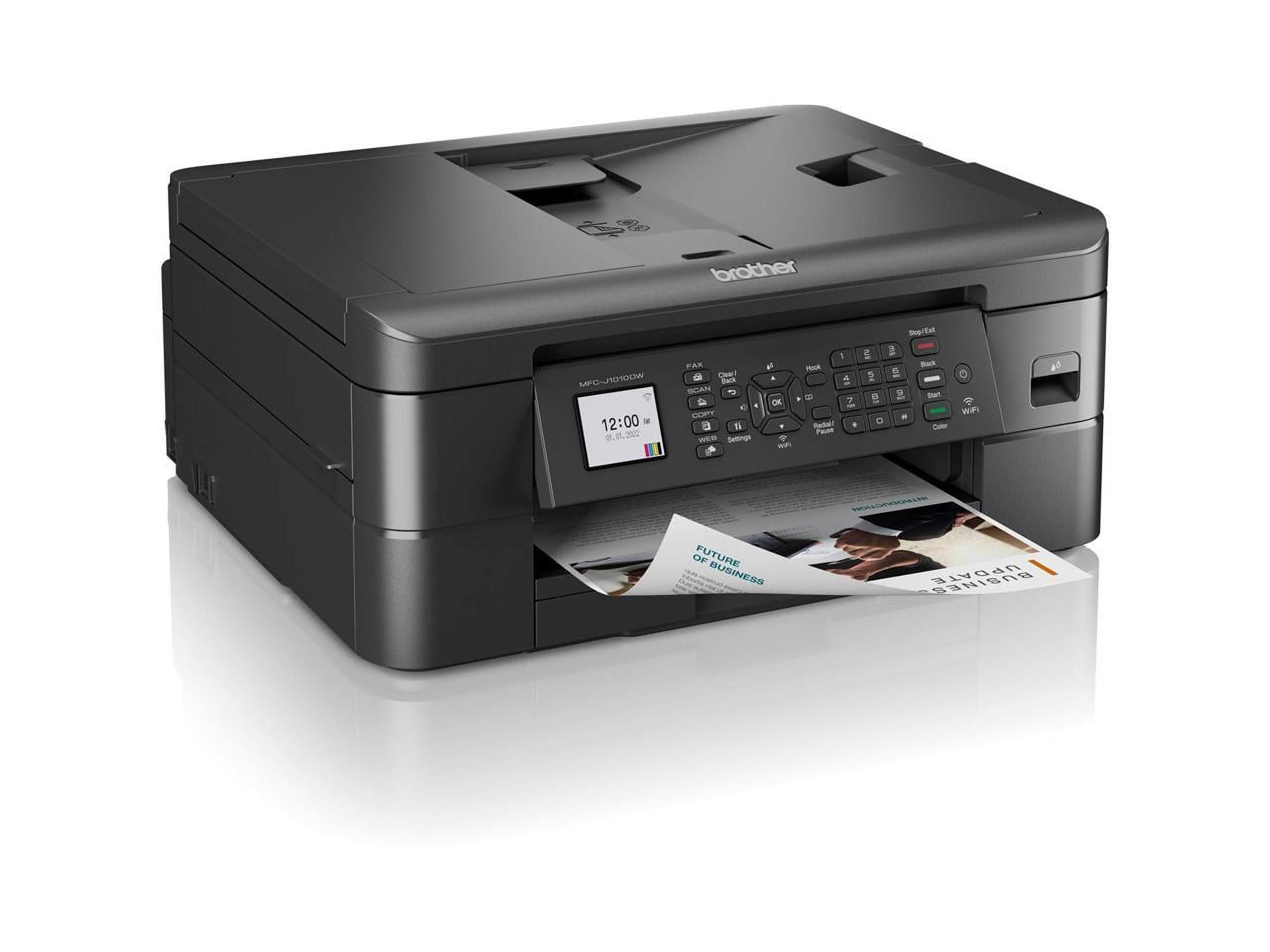 Brother MFC-J1010DW Color Inkjet All-in-One Printer with Wireless  Connectivity, Duplex Printing 