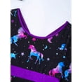 thumbnail image 4 of CHICTRY Kids Girls Cartoon Prints Gymnastics Leotard Dance Unitard,Sizes 4-14 Black 4, 4 of 7