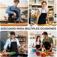 thumbnail image 3 of Mandil de Cocina con Correas Ajustables y Bolsillo, Repelente al Agua, 3 of 4