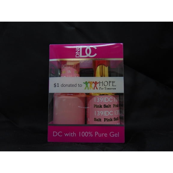 DND - DC Duo Soak off Gel & Matching nail polish, #139 Pink Salt