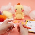 thumbnail image 3 of MIUSIE Non Finished Dinosaur&Penguin Shaped Crochet Hook Material Package DIY Handmade Knitting Needles Kit For Beginners, 3 of 6