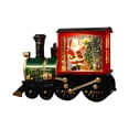 thumbnail image 1 of Christmas Train Tabletop Xmas Holiday Centerpiece Festive Desktop Ornament for Home Party Decorations, 1 of 6