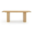 thumbnail image 5 of TOV Furniture Chelsea Natural Oak Wood 79 inch Rectangular Dining Table, 5 of 6