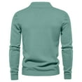 thumbnail image 3 of TMOYZQ Men's Slim Fit Mock Turtleneck Pullover Sweater Casual Long Sleeve High Neck Basic Knitted Sweaters Fall Winter Thermal Jumper Tops, 3 of 3