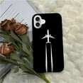 thumbnail image 6 of FKBRCL4U Compatible with iPhone 16 Plus Case, Airplane Pilot Plane Aviation Pattern for Girl Full Body Design Soft Silicone Drop Shock Scratch Protection for iPhone 16 Plus, 6 of 7