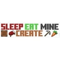 thumbnail image 3 of Adhesivo de pared RoomMates Minecraft Eat Sleep Mine Crea una cotización, 3 of 5