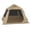 Khaki for 2 to 4 People, variant on 2-4 People Inflatable Tent with Hand Pump for Camping, Easy Setup Air Glamping Tents with Extra Canopy, Camping Tent for Family, Khaki