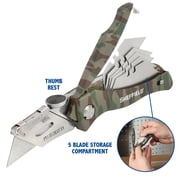 Sheffield Quick Change Folding Utility Knife, 6.5 inch, Camo
