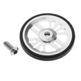 thumbnail image 4 of Bicicleta Plegable Premium de 60 Mm Ruedas Fáciles de Transporte de Bicicletas Plegables Transporte EZ Ruedas Empujando Reajuste Rueda de Transporte P Plata Soledad Bicicleta Plegable Easy Wheel, 4 of 10