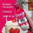 thumbnail image 6 of Quest Nutrition, 45g High Protein Strawberry Milkshake 14oz Ready to Drink, 1 Count, 6 of 8