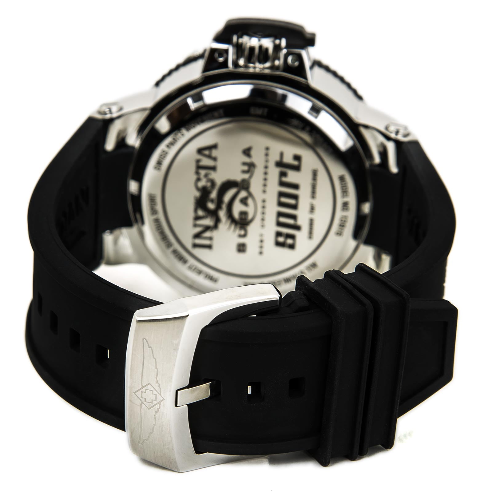 Invicta Men's 13915 Subaqua Noma Black Bezel Black Dial Rubber Strap GMT Dive Watch