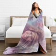 thumbnail image 3 of Danneel Actress Harris Printed Blanket Throw Lightweight Super Soft Micro Fleece Throw Blankets, 3 of 5