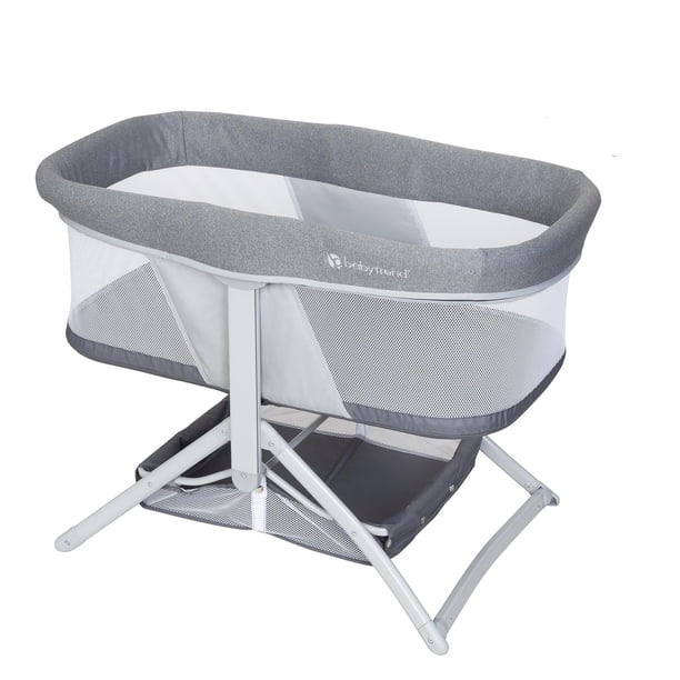 Mochila Rocking Baby Trend, plegado rápido, 2 en 1, Shadow Stone Grey