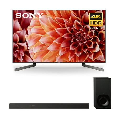 Sony XBR-55X900F 55" BRAVIA 4K Ultra HD HDR Smart TV and HT-Z9F 3.1-Channel Dolby Atmos Soundbar with Subwoofer
