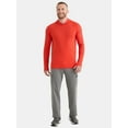 thumbnail image 2 of Athletic Works Men's Tri Blend Long Sleeve T-Shirt Hoodie, Sizes S-3XL, 2 of 5