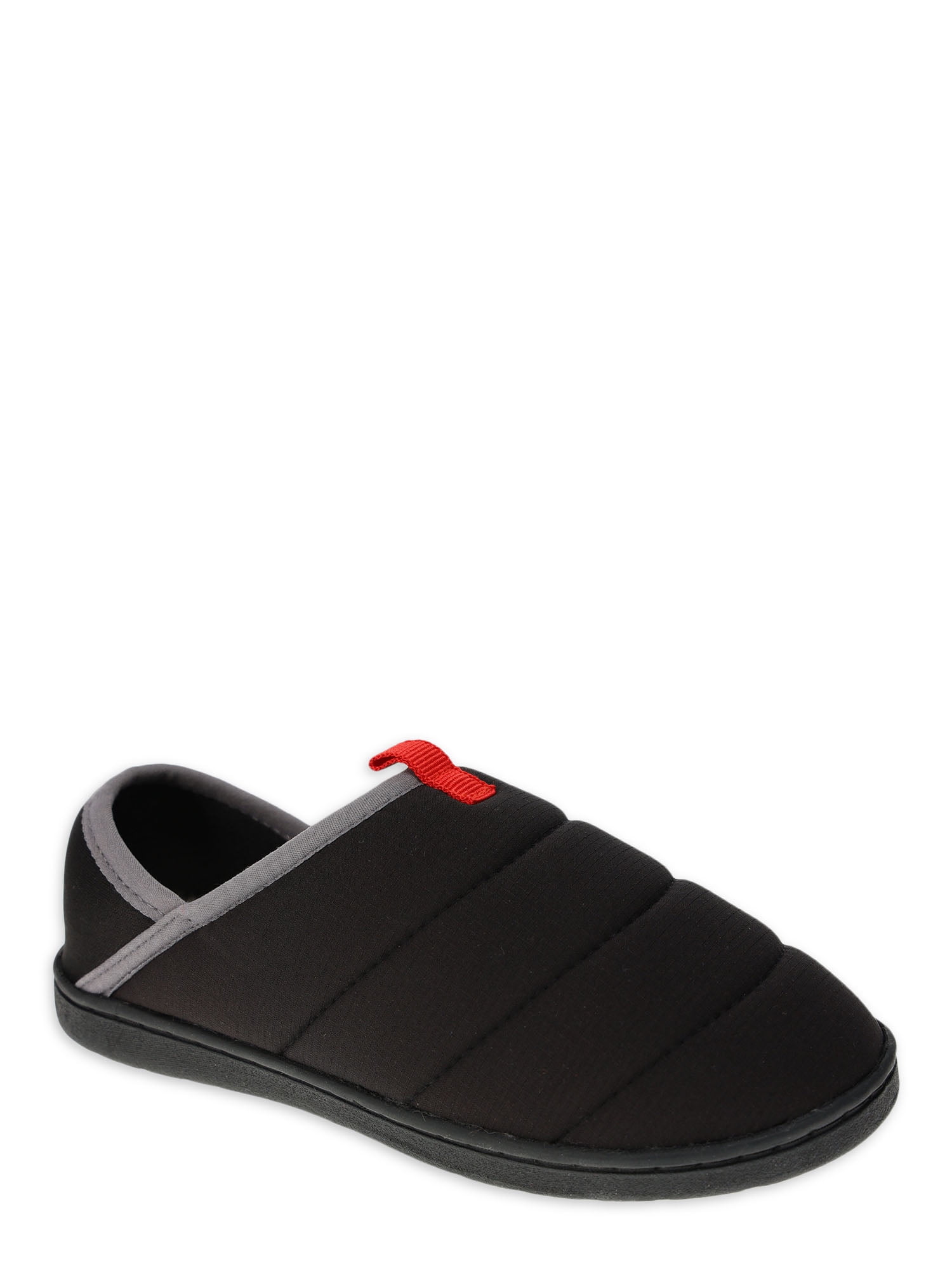 Wonder Nation Little & Big Boys Quilted Slipper, Indoor-Outdoor, Size 13/1 - 4/5