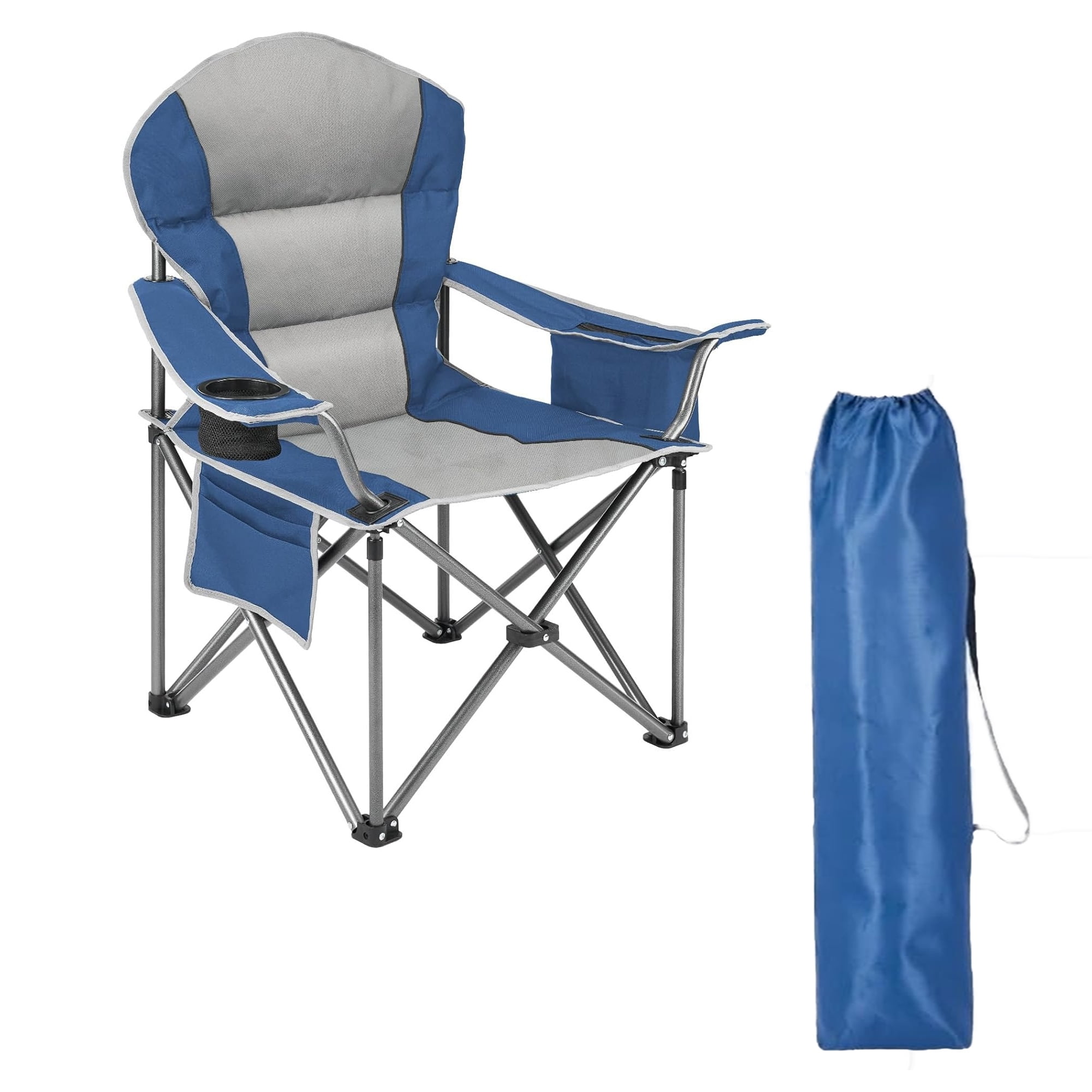 GigaTent Camping Chair - Blue, 250 Lb Capacity, With Cup Holder & Carry Bag - View #11