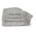 thumbnail image 1 of Kay Berry- Inc.  Friendship Is A Rainbow Between Two Hearts - Garden Accent - 5.5 Inches x 3.25 Inches, 1 of 1