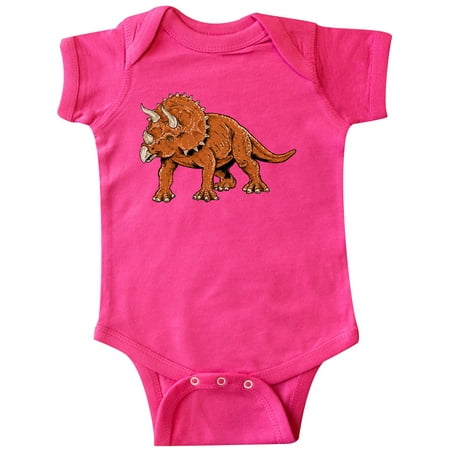 

Inktastic Triceratops Smiling Gift Baby Boy or Baby Girl Bodysuit