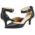 thumbnail image 2 of JENN ARDOR Women's Kitten Heel Pumps Ladies Closed Pointed Toe D'Orsay Ankle Strap Dress Stiletto, 2 of 8
