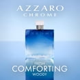 thumbnail image 3 of Perfume Azzaro Chrome Eau de Parfum, 50 ml, para hombre, talla de viaje, 3 of 8