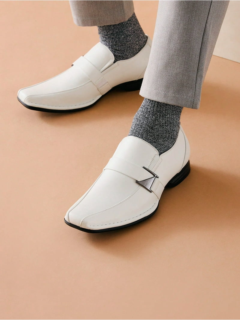 Bruno Marc Men Oxfords Fashion Square Toe Shoes Slip On Loafers