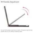 thumbnail image 3 of Unique Bargains Cell Phone Kickstand, 2Pack Portable Desk Stand Magnetic Foldable Stand Black, 3 of 7