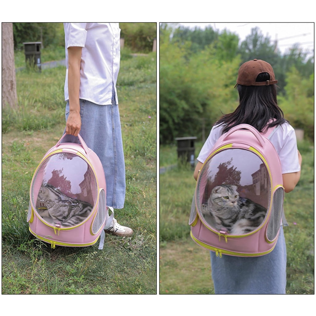 Stylish and Durable Cat Travel Carrying Bag Pet Backpack Perfect for Outdoor Activities and Shopping