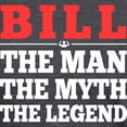 thumbnail image 3 of CafePress - Bill The Man The Myth The Legend T Shirt - Womens Tri-blend T-Shirt, 3 of 4