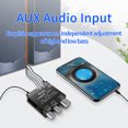 thumbnail image 3 of sweethay Amplificador de audio Placa de sonido Subwoofer Altavoz Transmisión estable Tamaño compacto Versión potente 5.0 Ajuste de graves Sistemas de cine en casa, 3 of 6