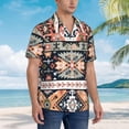 thumbnail image 4 of Men's Casual Linen Button Down Shirt Short Sleeve Beach Shirt, 4 of 8
