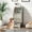 Grey, variant on DSstyles Dog Feeding Station with 2 Elevated Dog Bowls, Pet Feeding Station,Flip Top Dog Food Storage Cabinet,Dog Food Storage Container,Pet Toy Storage Organizer,Modern Dog Storage Organizer,