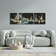 thumbnail image 4 of Epic Art 'Urban Gold VI' by Chris Paschke, 3 Piece Set, 72" x 24", 4 of 8
