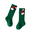 thumbnail image 4 of FAIWAD Christmas Socks for Girls Stretchy Knee High Socks Cute Over Knee Stockings Casual Tube Socks, 4 of 4