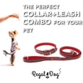 thumbnail image 3 of Heavy Duty Reflective Dog Collar \u Adjustable and with Durable Metal Buckle and Rings Odor chew Dog Collar for Small Medium and Large Dogs (Large Pink), 3 of 9