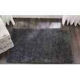 thumbnail image 5 of Nourison Malibu Shag Solid Shag Dark Grey 2'6" x 4' Area Rug, (3' x 4'), 5 of 7