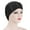 Black, variant on Cheers.US Women Lady Girls Soft Headscarf Solid Color Flower Design Hair Cover Muslim Bonnet Turban Hat Hijab Cap