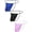 3Pack:Blue+Black+Purple, variant on TANBOM Men's Nylon Thin Waistband Low Rise Thong Underwear, Black, 1-Pack, M