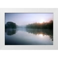 thumbnail image 3 of Alan Hausenflock 32x23 White Modern Wood Framed Wall Art Titled - Fog on the Mattaponi VIII, 3 of 5