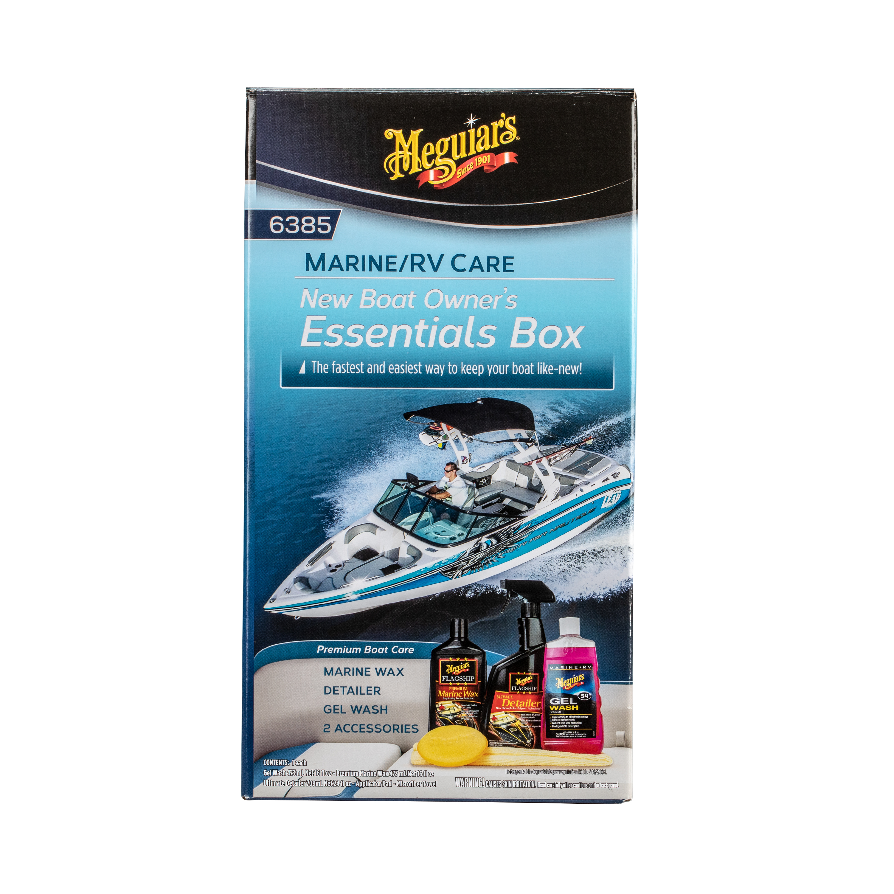 Meguiar’s M6385 Marine/RV Care New Boat Owner’s Essentials Box Kit, 1 Pack - image 4 of 9