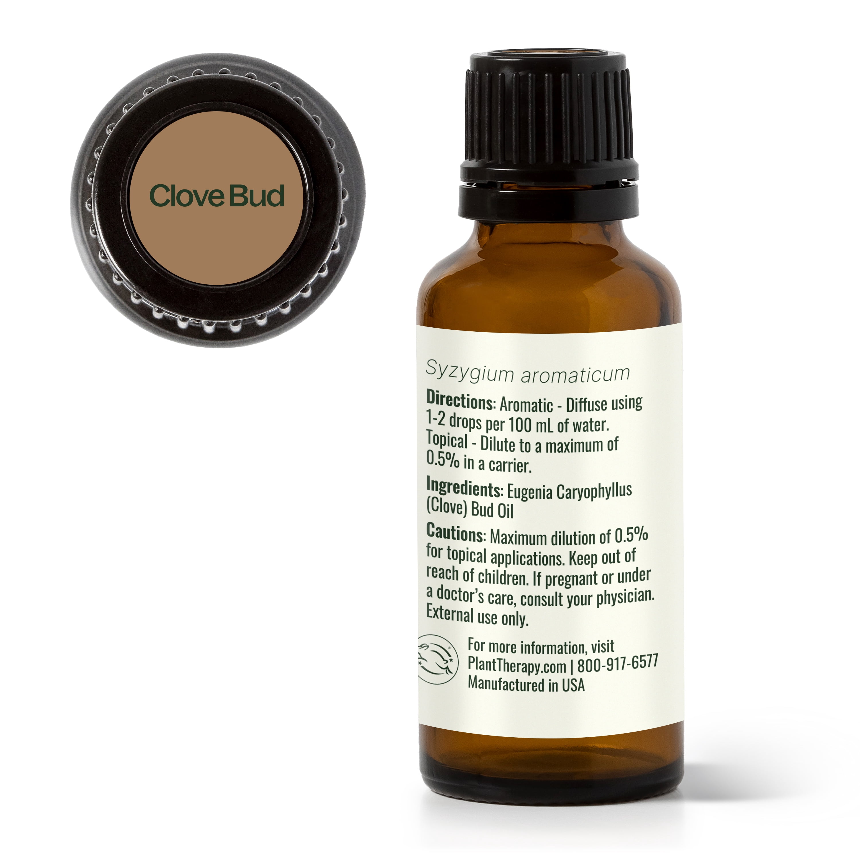 Plant Therapy Clove Bud Essential Oil 100% Pure, Undiluted, Natural Aromatherapy, Therapeutic Grade 30 mL (1 oz)