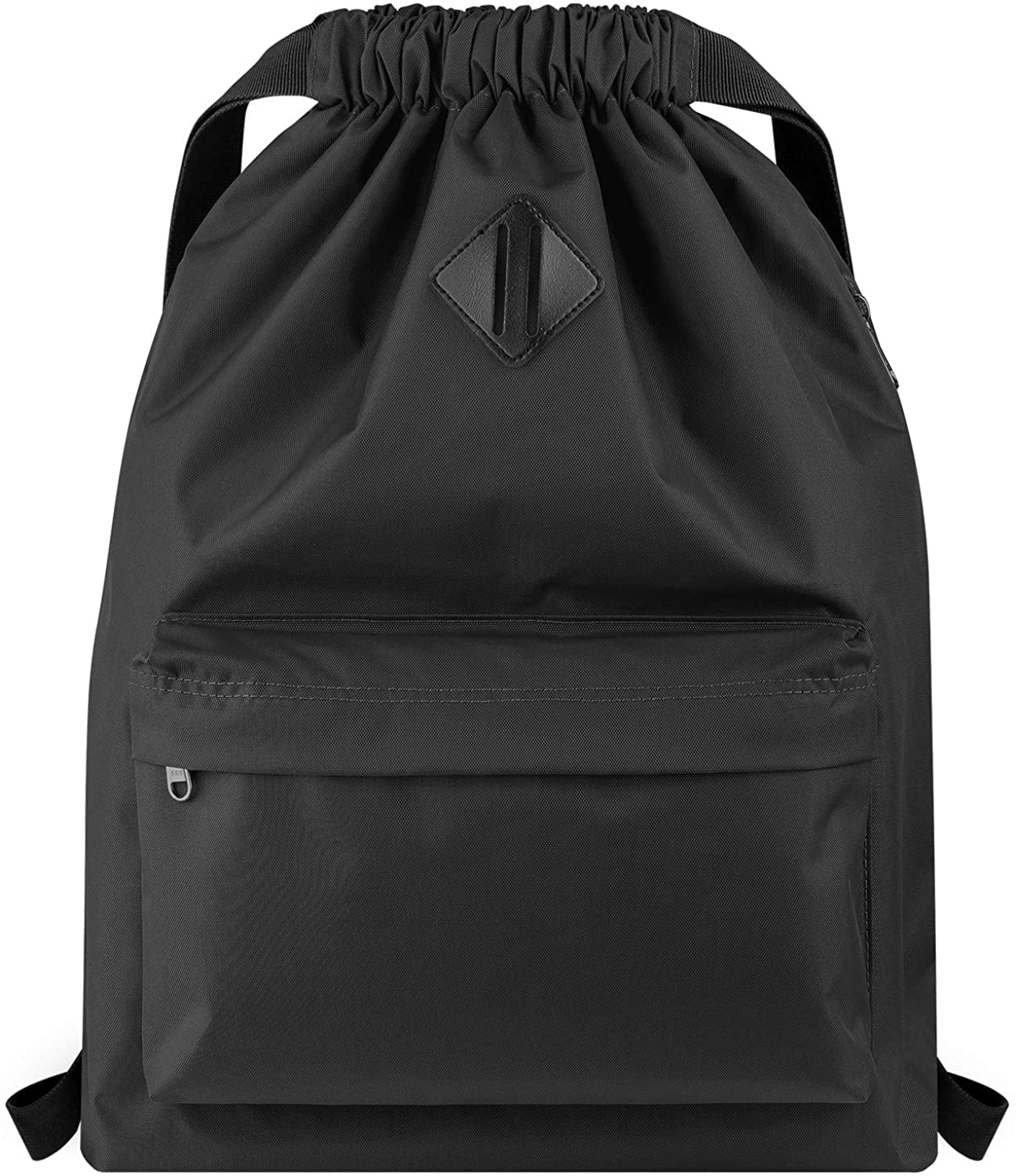 Drawstring Backpack,Ultra-Large Capacity Drawstring Backpack Bags,Use for Gym,Shopping,Sport,Yoga or Other Outdoor Activities,Black 