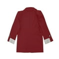 thumbnail image 4 of ZJXFGS Blazers for Women Business Casual,Blazer for Women,Women'S Blazer,Womens Jackets Dressy Casual,Women Blazers for Work Casual,Casual Blazer for Women,Summer Blazer Red 2XL, 4 of 6