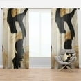 thumbnail image 1 of Designart 'Glam Collage II' Modern & Contemporary Curtain Panels, 1 of 4