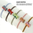 thumbnail image 4 of 10Pcs Hair Tie Bracelets for Women Girls Cute Cartoon Hair Ties Dinosaur Hair Accessory Girls Small Dinosaur Elastic Hair Band Animal Hair Ties Ponytail Holders, 4 of 7